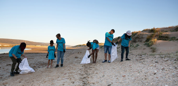 Volunteer beach clean up banner