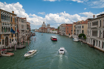 Fototapeta na wymiar Famous Canale Grande in Venice, Italy