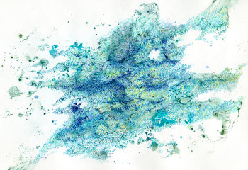 Abstract colorful map