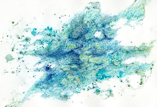 Abstract colorful map