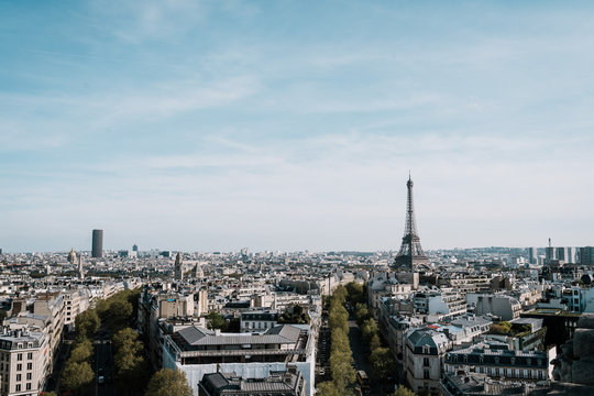 View of the Eiffel tower