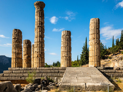 Temple of Apollo at Delphi, Greece