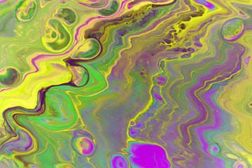 abstract background from a mixture of acrylic paints. Wallpaper, banner, design background