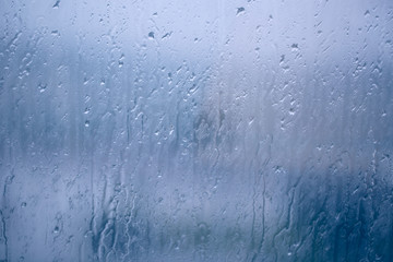 water drops on window