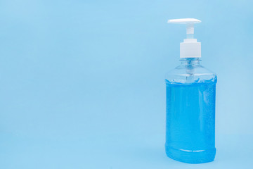 Antibacterial agent or gel for protection against viruses