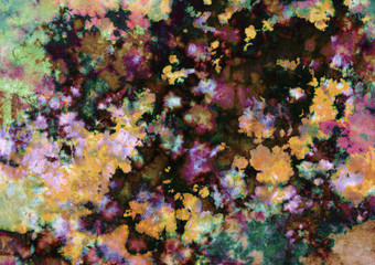 Fototapeta na wymiar tie dye pattern hand dyed on cotton fabric abstract texture background.