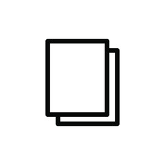 Paper icon template