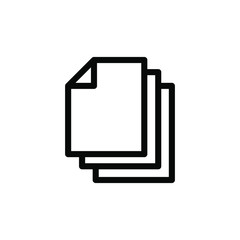 Paper icon template