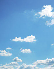 Obraz premium blue sky with clouds