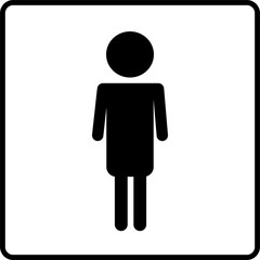 ICONO GENERO SILUETA HOMBRE BAÑO/WC