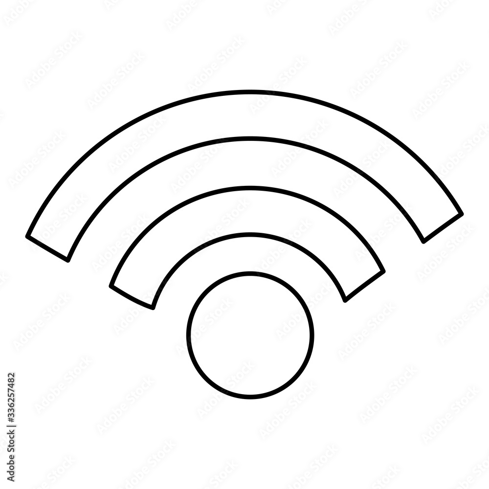 Poster wifi zone design, internet technology communication connection network wireless signal web and acces