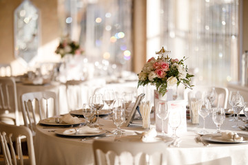 wedding table setting