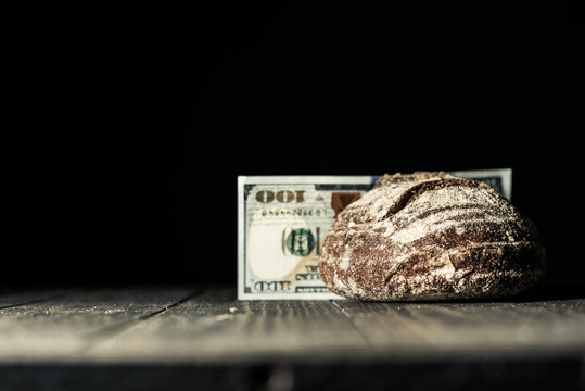 money and bread