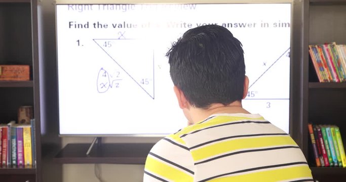 Online learning education distance learning for kids at home Homeschooling during quarantine or Isolation