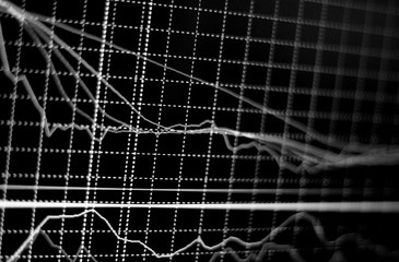 Stock exchange chart graph. Finance business background. Abstract stock market diagram candle bars trade.