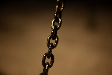 Simple metal chain background.
