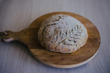 Fresh baked integral bread