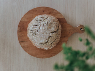 Fresh baked integral bread