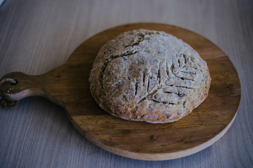 Fresh baked integral bread