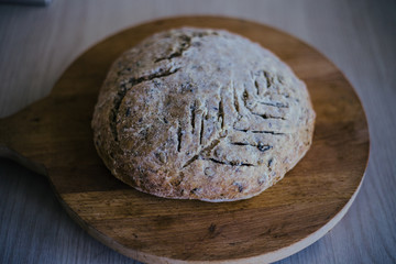 Fresh baked integral bread
