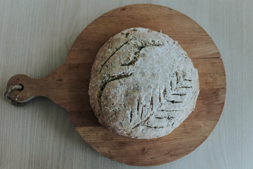 Fresh baked integral bread