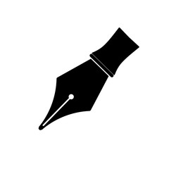 Ink Pen icon on white background.