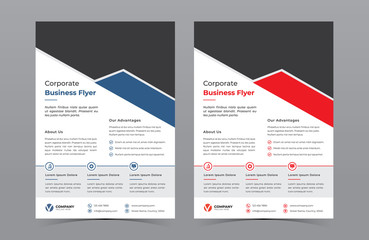 Corporate Business Flyer Template Vector Design