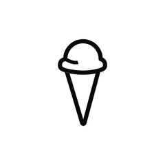 Ice cream icon template