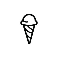 Ice cream icon template