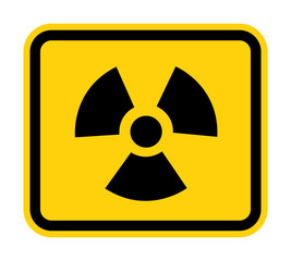 Radiation Hazard Symbol Sign Isolate On White Background,Vector Illustration EPS.10