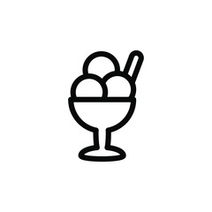 Ice cream icon template
