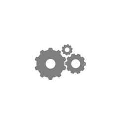 Gear or cog icon on white background.