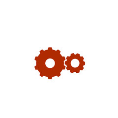 Gear or cog icon on white background.