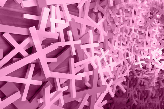 Cruz Rosa de Feminicidios de Mujeres