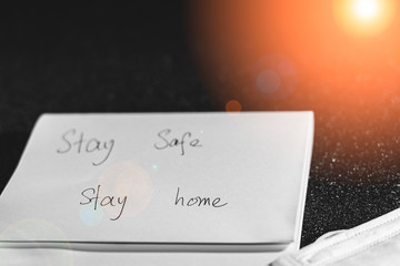 Covid-19 Coronavirus concept - stay home