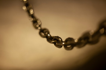 Simple metal chain background.