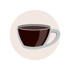 cup of coffee icon. isolated design element