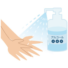 アルコール消毒