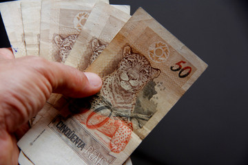 Real money circulating in Brazil