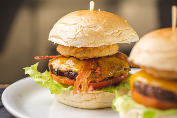 Burger Hamburger Bacon Onion