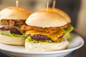 Burger Hamburger Bacon Onion