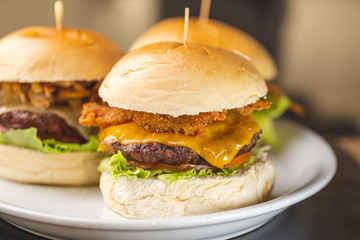 Burger Hamburger Bacon Onion