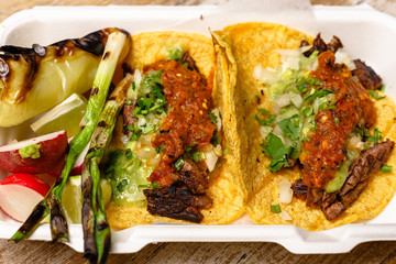 carne asada tacos