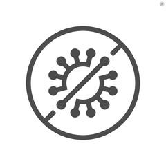 Coronavirus disease vector icon design, 48x48 pixel perfect and editable stroke.