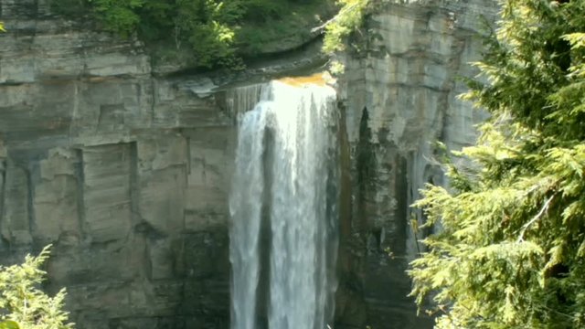 Taughannock Falls in Springtime, Trumansburg New York, USA