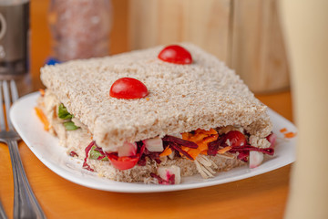 natural cold sandwich 