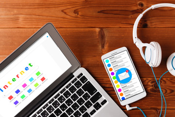 パソコンとスマホ