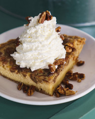 pie with whipped cream
