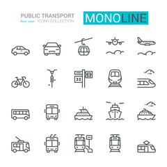 Public Transport Icons © blinkblink