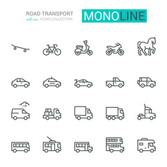 Road Transport Icons - 336284090